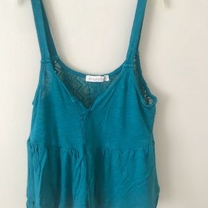 low scoop lace tank top